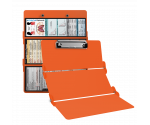 WhiteCoat Clipboard® Trifold - Orange Respiratory Therapy Edition