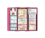 WhiteCoat Clipboard® Trifold - Pink Respiratory Therapy Edition