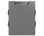 WhiteCoat Clipboard® Trifold - Silver Respiratory Therapy Edition
