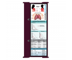 WhiteCoat Clipboard® Trifold - Wine Respiratory Therapy Edition