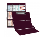 WhiteCoat Clipboard® Trifold - Wine Respiratory Therapy Edition