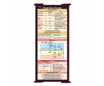 WhiteCoat Clipboard® Trifold - Wine Respiratory Therapy Edition