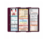 WhiteCoat Clipboard® Trifold - Wine Respiratory Therapy Edition