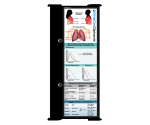 WhiteCoat Clipboard® Trifold - Black Respiratory Therapy Edition