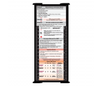 WhiteCoat Clipboard® Trifold - Black Respiratory Therapy Edition