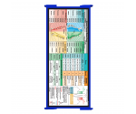 WhiteCoat Clipboard® Trifold - Blue Veterinary Medicine Edition
