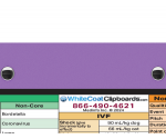 WhiteCoat Clipboard® Trifold - Lilac Veterinary Medicine Edition