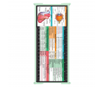 WhiteCoat Clipboard® Trifold - Mint Veterinary Medicine Edition
