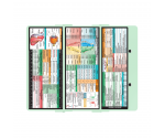 WhiteCoat Clipboard® Trifold - Mint Veterinary Medicine Edition