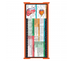 WhiteCoat Clipboard® Trifold - Orange Veterinary Medicine Edition