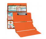 WhiteCoat Clipboard® Trifold - Orange Veterinary Medicine Edition