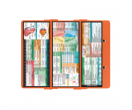 WhiteCoat Clipboard® Trifold - Orange Veterinary Medicine Edition