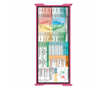 WhiteCoat Clipboard® Trifold - Pink Veterinary Medicine Edition