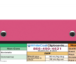 WhiteCoat Clipboard® Trifold - Pink Veterinary Medicine Edition