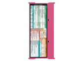 WhiteCoat Clipboard® Trifold - Pink Veterinary Medicine Edition