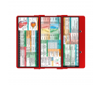 WhiteCoat Clipboard® Trifold - Red Veterinary Medicine Edition