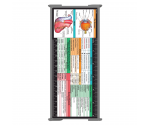 WhiteCoat Clipboard® Trifold - Silver Veterinary Medicine Edition
