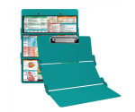 WhiteCoat Clipboard® Trifold - Teal Veterinary Medicine Edition