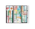 WhiteCoat Clipboard® Trifold - White Veterinary Medicine Edition