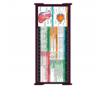 WhiteCoat Clipboard® Trifold - Wine Veterinary Medicine Edition