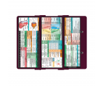 WhiteCoat Clipboard® Trifold - Wine Veterinary Medicine Edition