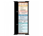 WhiteCoat Clipboard® Trifold - Black Medical Edition