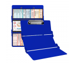 WhiteCoat Clipboard® Trifold - Blue Medical Edition