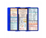 WhiteCoat Clipboard® Trifold - Blue Medical Edition