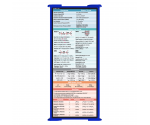 WhiteCoat Clipboard® Trifold - Blue Medical Edition