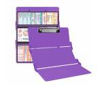 WhiteCoat Clipboard® Trifold - Lilac Medical Edition