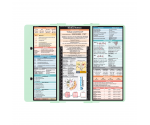 WhiteCoat Clipboard® Trifold - Mint Medical Edition