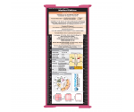 WhiteCoat Clipboard® Trifold - Pink Medical Edition