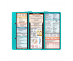 WhiteCoat Clipboard® Trifold - Teal Medical Edition