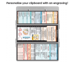 WhiteCoat Clipboard® Trifold - White Medical Edition