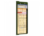 WhiteCoat Clipboard® Vertical - Army Green Anesthesia Edition