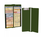 WhiteCoat Clipboard® Vertical - Army Green Anesthesia Edition