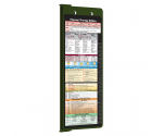 WhiteCoat Clipboard® Vertical - Green Physical Therapy Edition