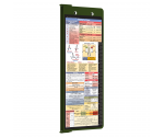 WhiteCoat Clipboard® Vertical - Army Green Primary Care Edition