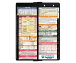 WhiteCoat Clipboard® Vertical - Black Pediatric Edition