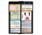 WhiteCoat Clipboard® Vertical - Black Respiratory Edition
