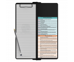 WhiteCoat Clipboard® Vertical - Blackout Occupational Therapy Edition