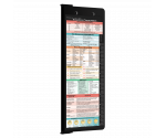 WhiteCoat Clipboard® Vertical - Blackout Occupational Therapy Edition