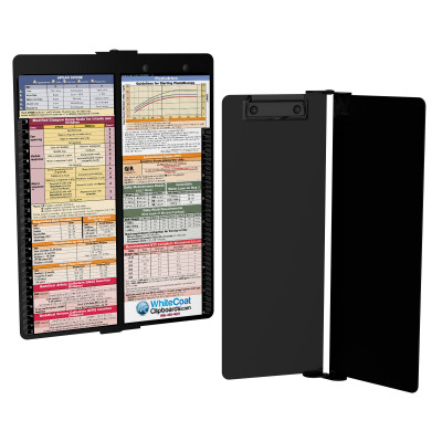 WhiteCoat Clipboard® Vertical - Blackout Pediatric Edition