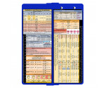 WhiteCoat Clipboard® Vertical - Blue Anesthesia Edition