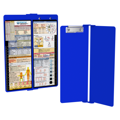 WhiteCoat Clipboard® Vertical - Blue EMT Edition