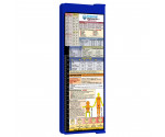 WhiteCoat Clipboard® Vertical - Blue EMT Edition