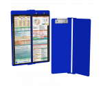 WhiteCoat Clipboard® Vertical - Blue Medical Edition