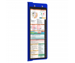 WhiteCoat Clipboard® Vertical - Blue Medical Edition