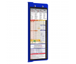 WhiteCoat Clipboard® Vertical - Blue Nursing Edition