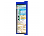 WhiteCoat Clipboard® Vertical - Blue Nursing Edition
